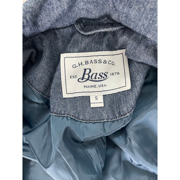 GH Bass & Co Denim Jacket Women's Small Blue - Picture 3 of 3